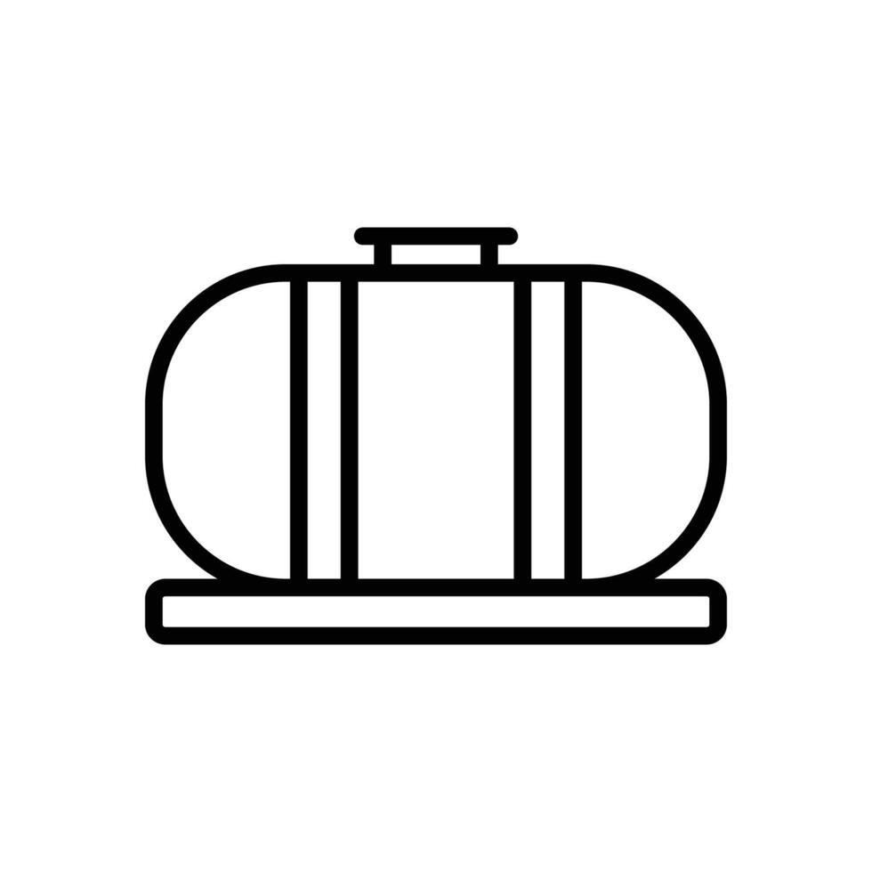 petróleo tanque icono vector diseño modelo sencillo y limpiar