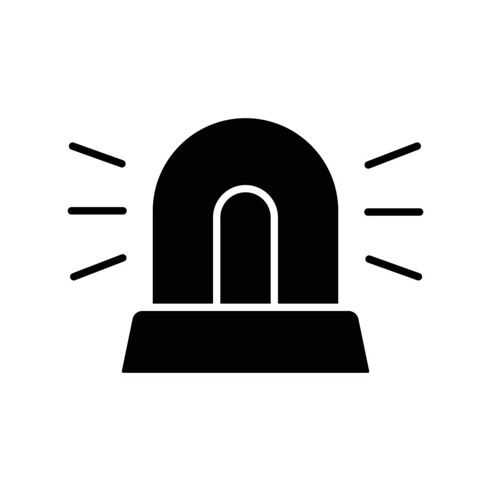 siren icon vector design template simple and clean