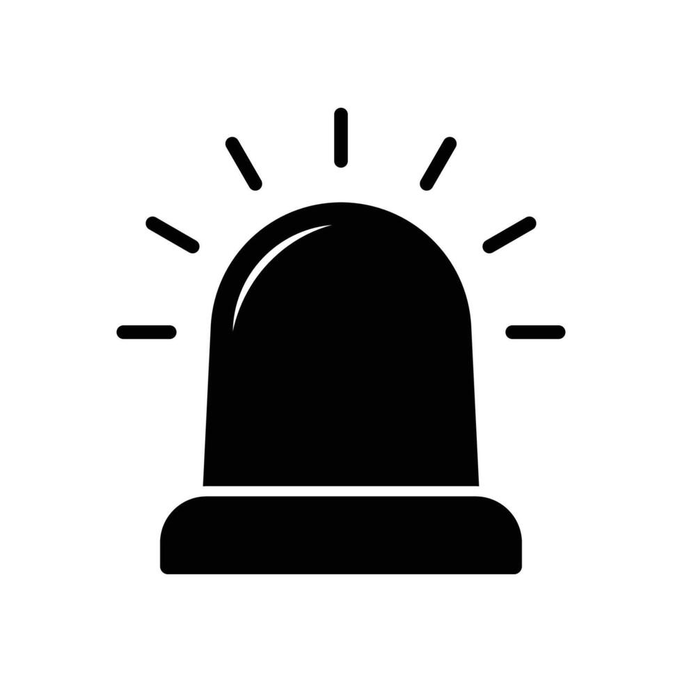 siren icon vector design template simple and clean