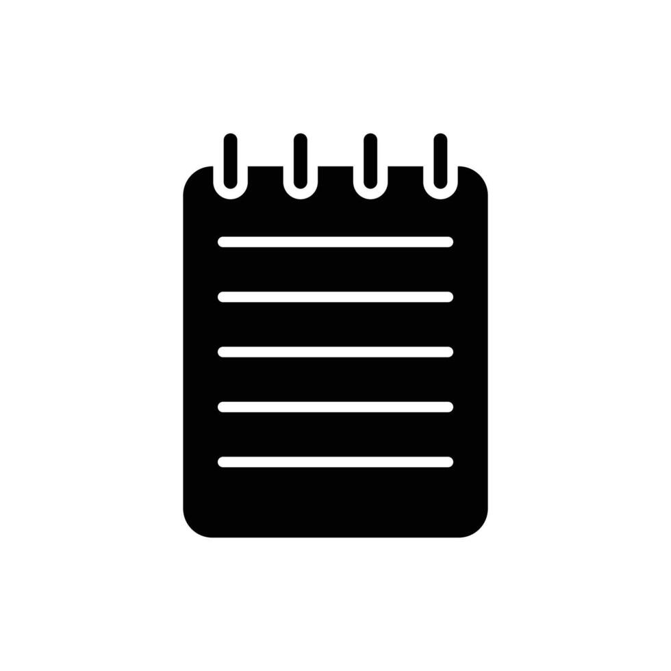note book icon vector design template simple and clean