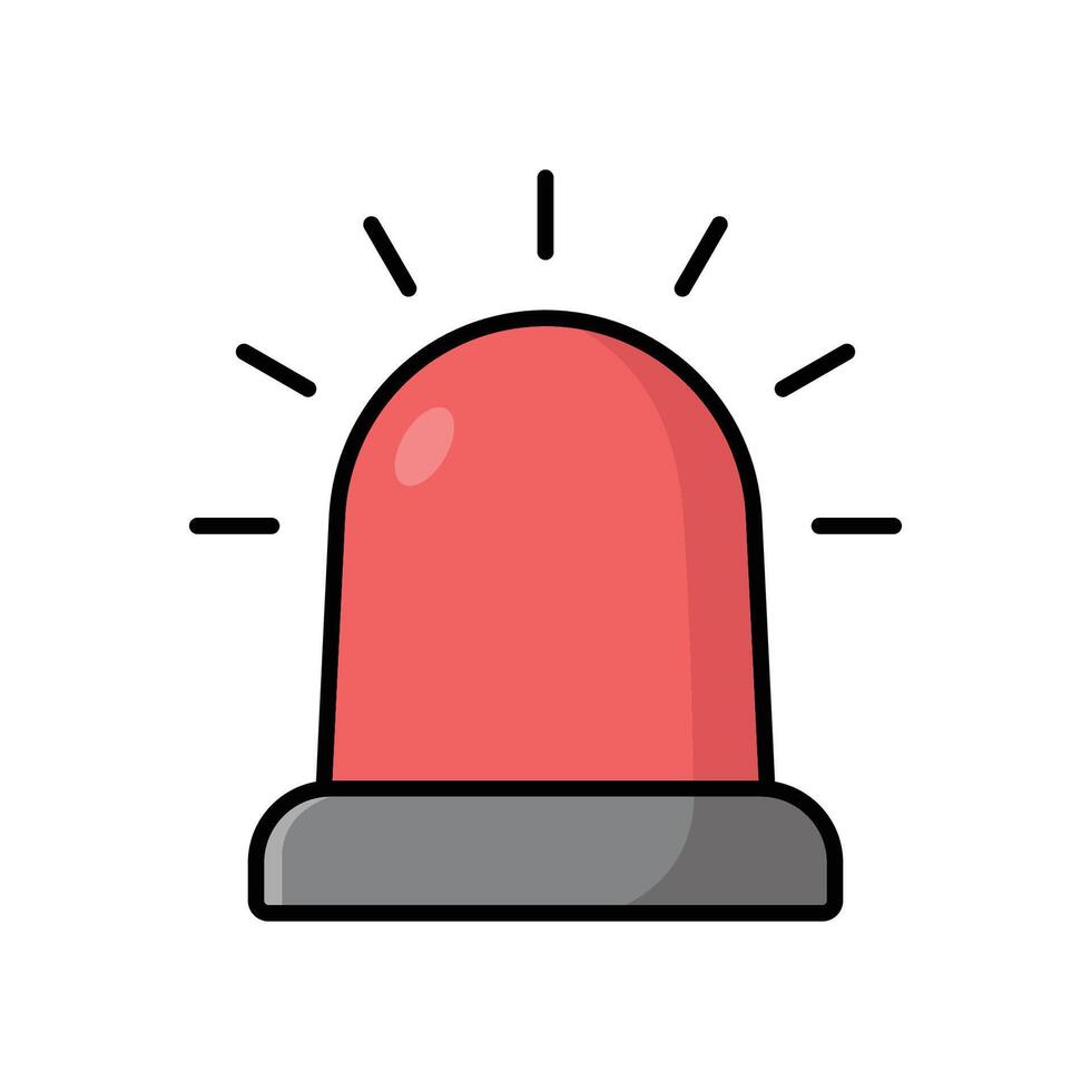 siren icon vector design template simple and clean