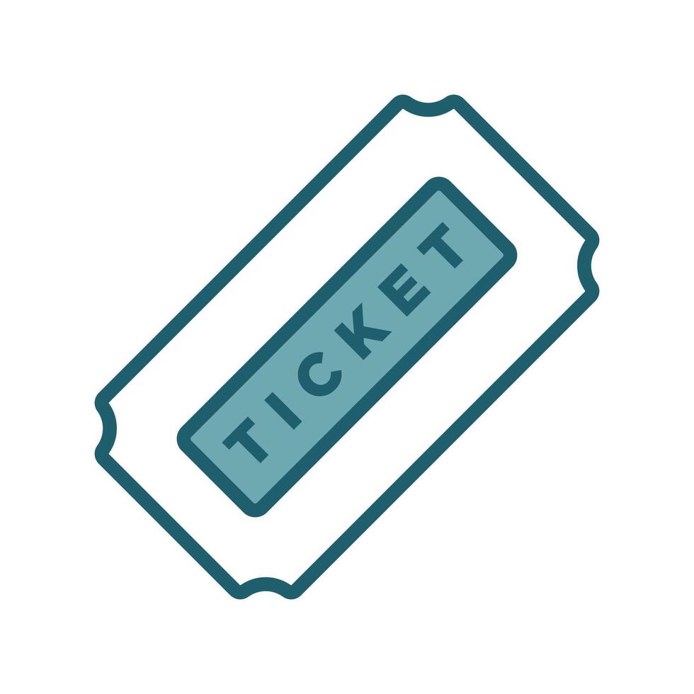 ticket icon vector design template simple and clean