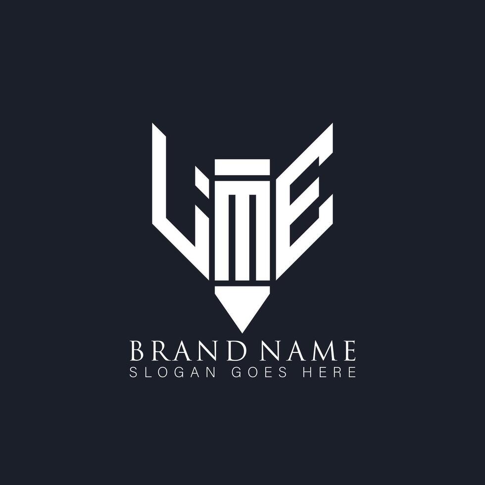 LME abstract letter logo. LME creative monogram initials letter logo concept. LME Unique modern flat abstract vector letter logo design.