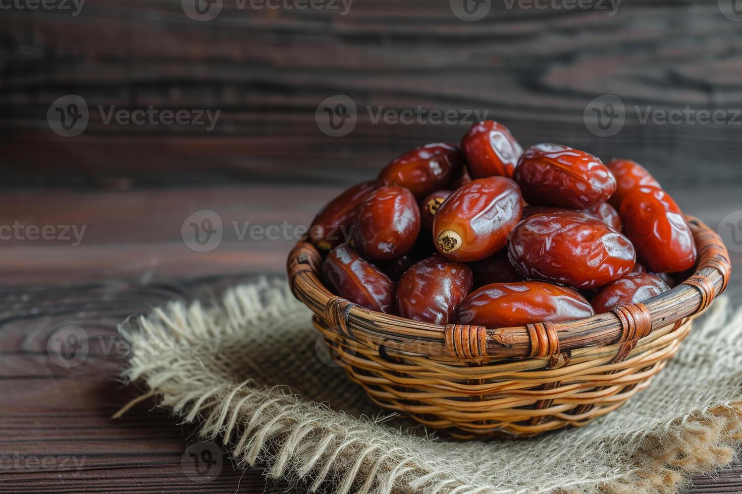 AI generated dates fasting Ramadan photo