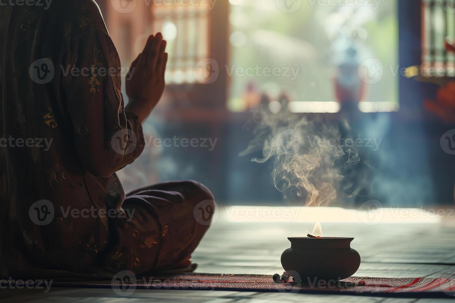 AI generated At Home Prayer Rituals photo