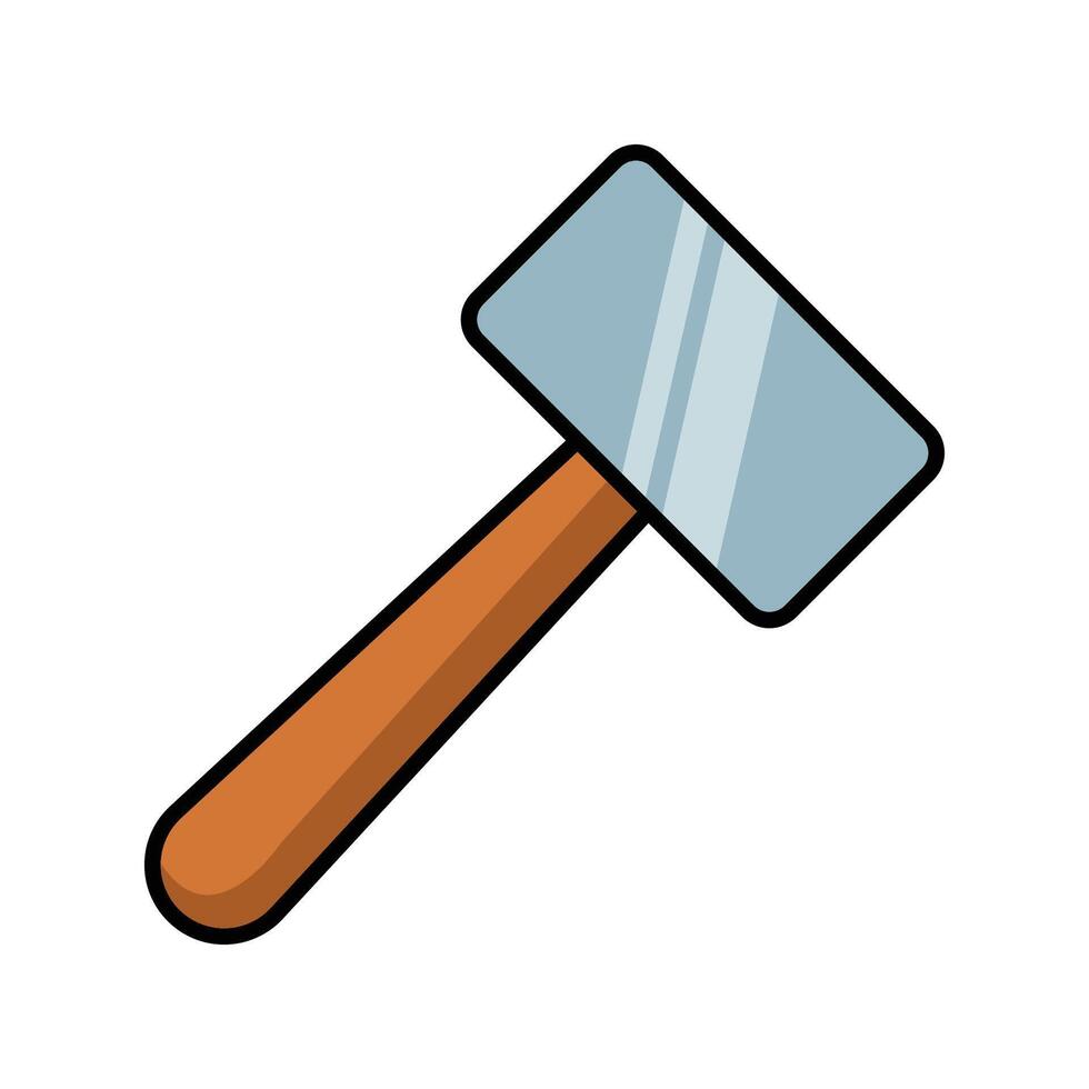 hammer icon vector design template in white background