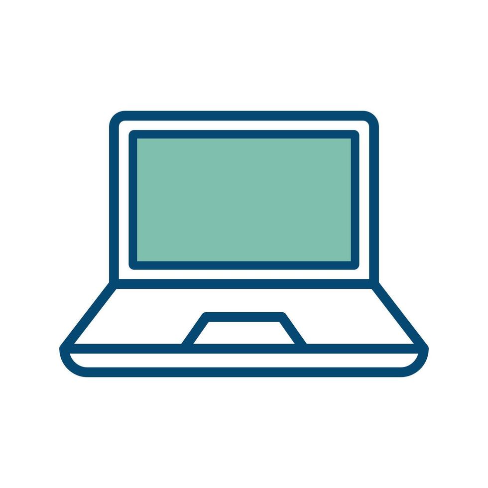 laptop icon vector design template in white background