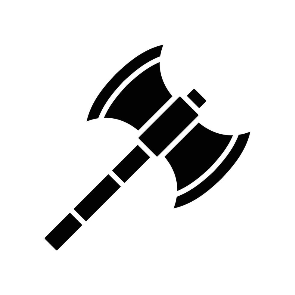 axe icon vector design template in white background
