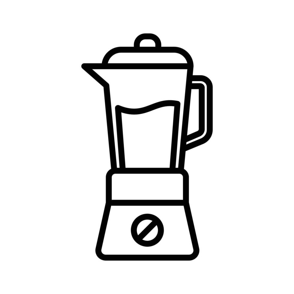 kitchen blender icon vector design template in white background