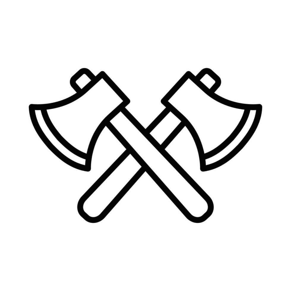 axe icon vector design template in white background