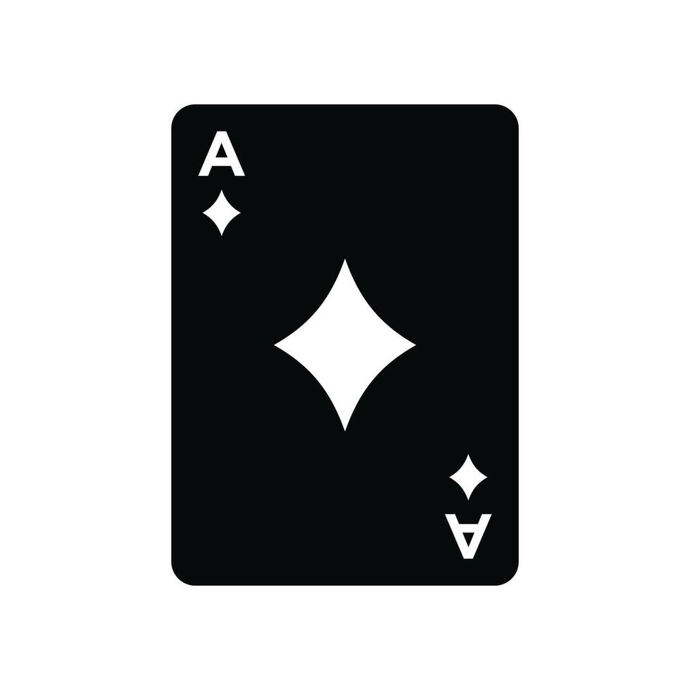 poker card icon vector design template in white background