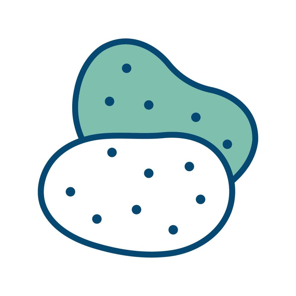 potato icon vector design template in white background