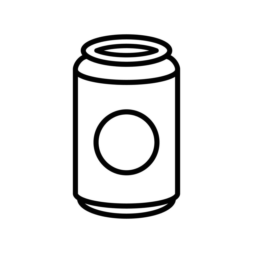 soda can icon vector design template in white background