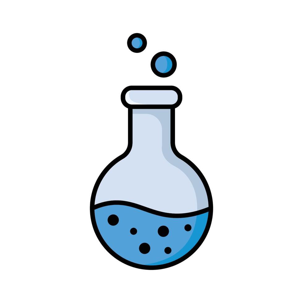 flask icon vector design template in white background