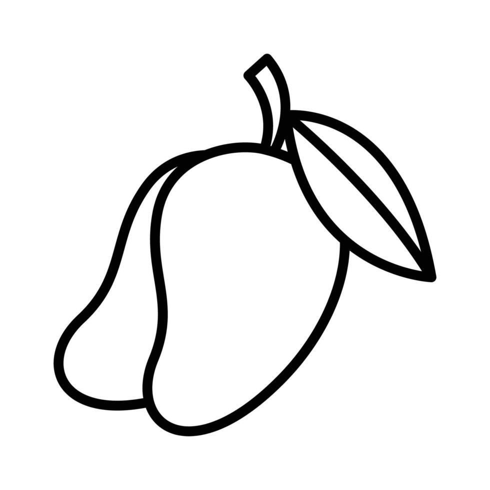 mango icono vector diseño modelo en blanco antecedentes