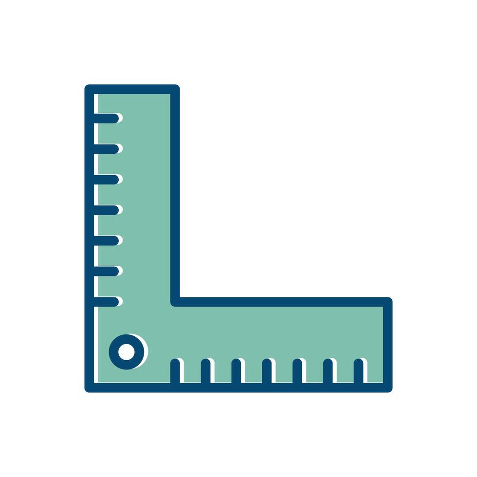 ruler icon vctor design template in white background vector
