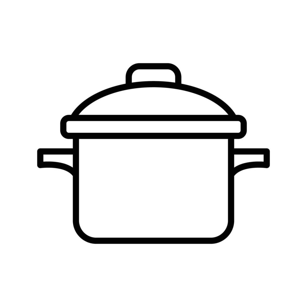 sauce pan icon vector design template in white background