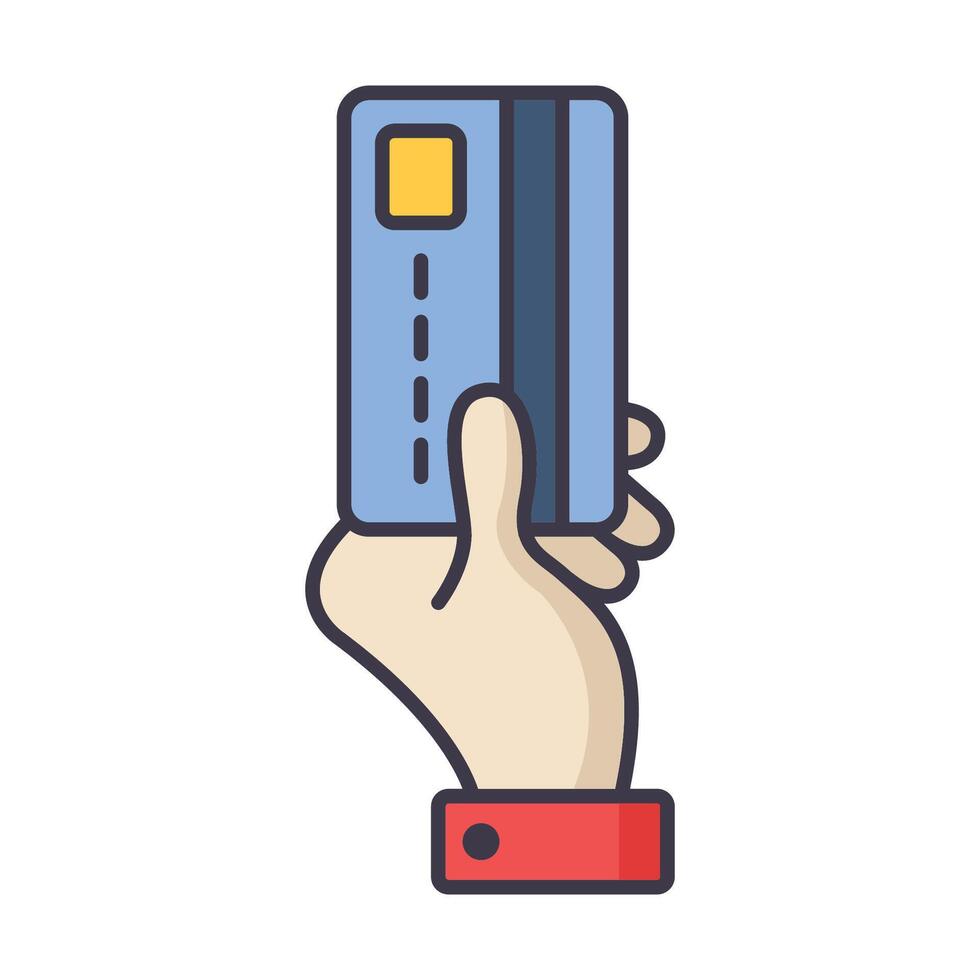 crédito tarjeta icono vector diseño modelo en blanco antecedentes