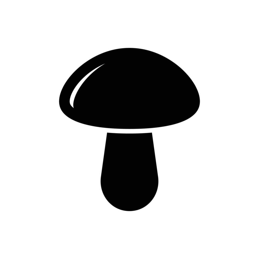 mushroom icon vector design template in white background