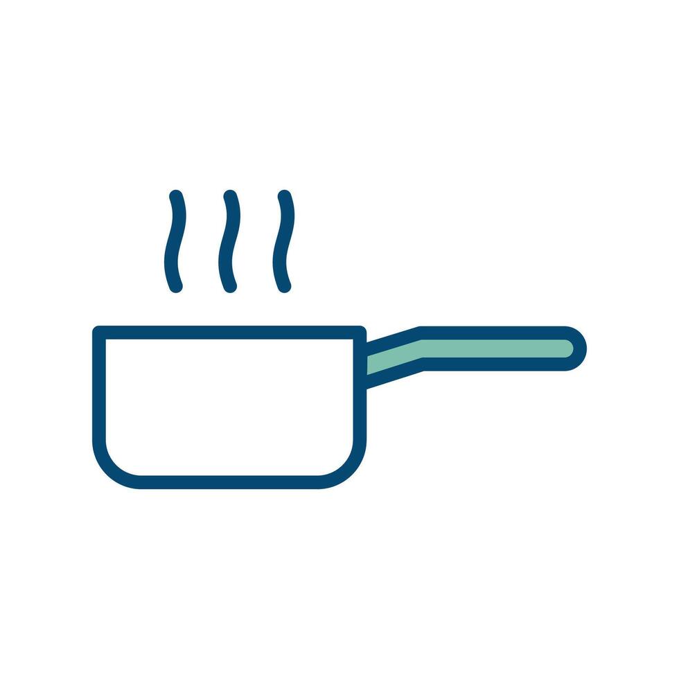 sauce pan icon vector design template in white background