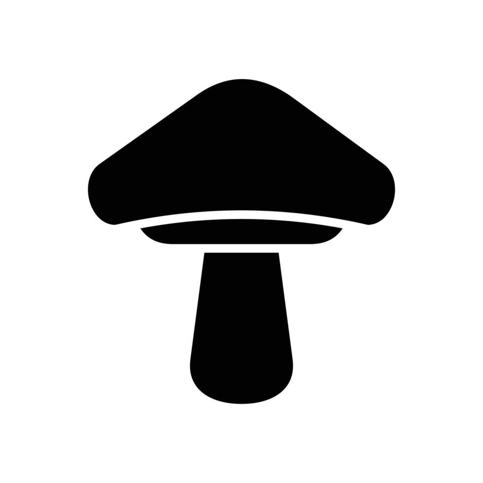mushroom icon vector design template in white background