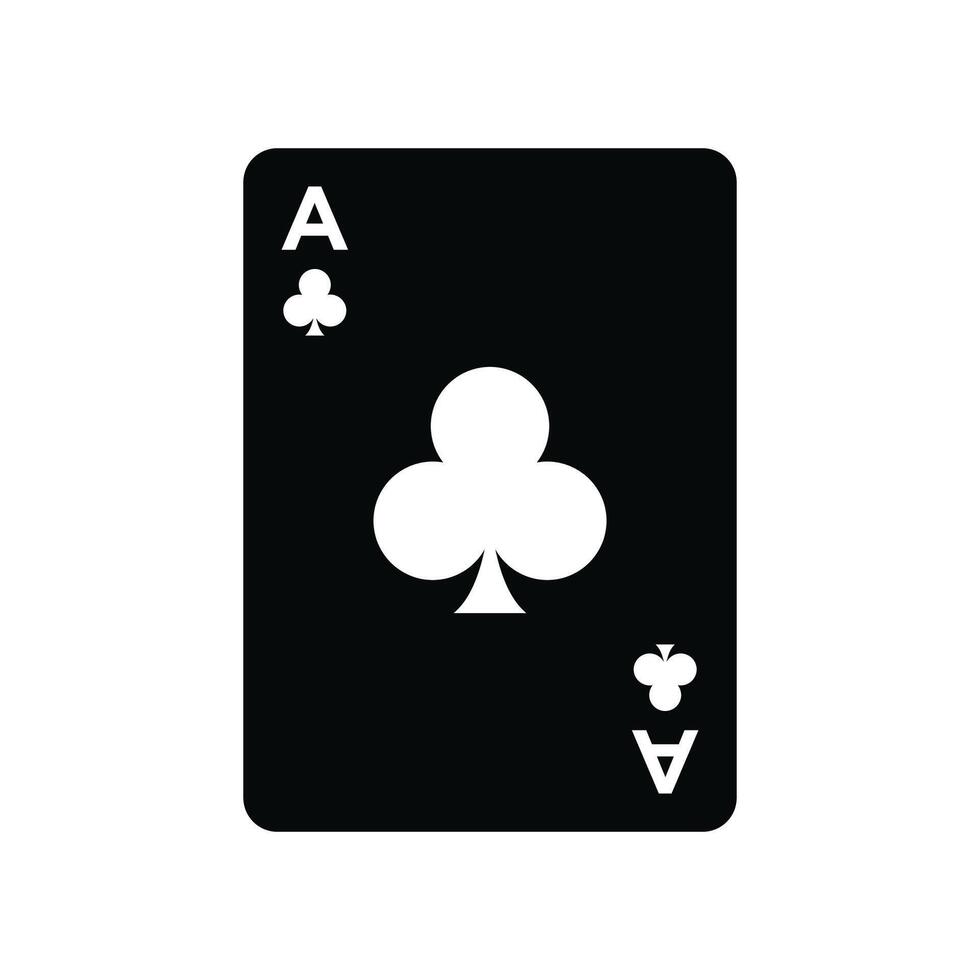 poker card icon vector design template in white background