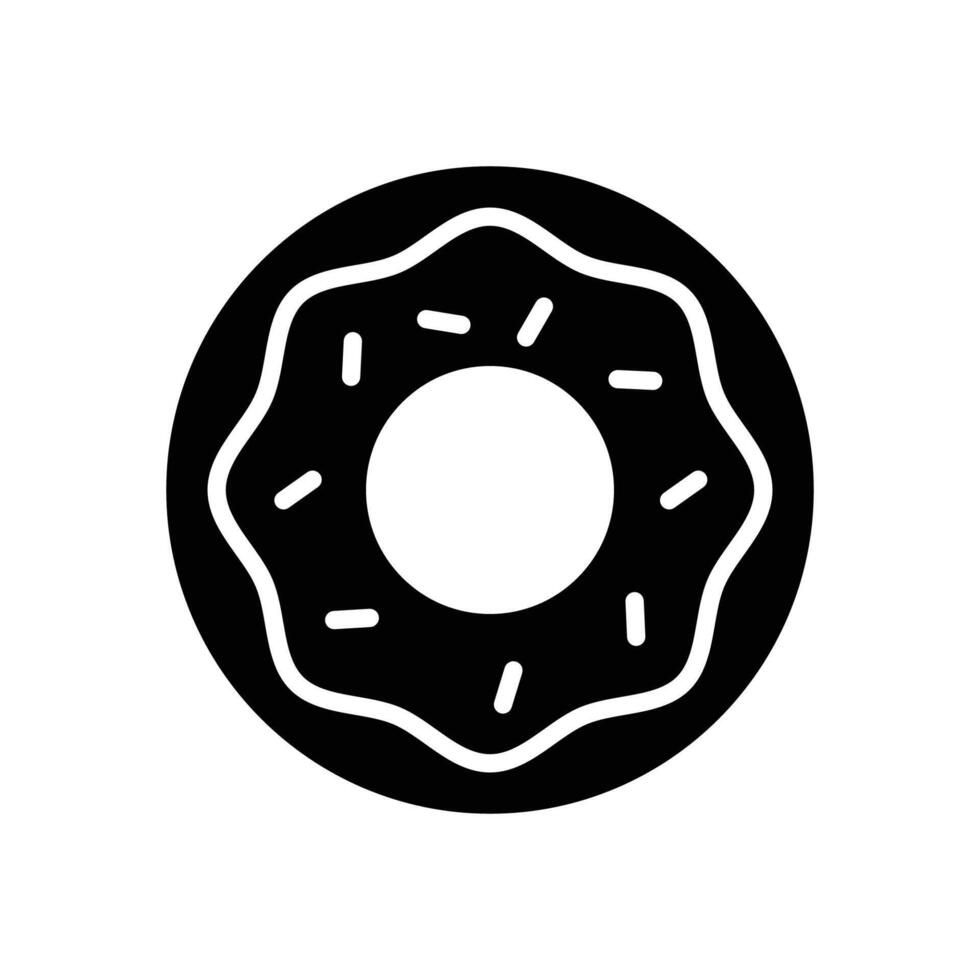 donut icon vector design template in white background