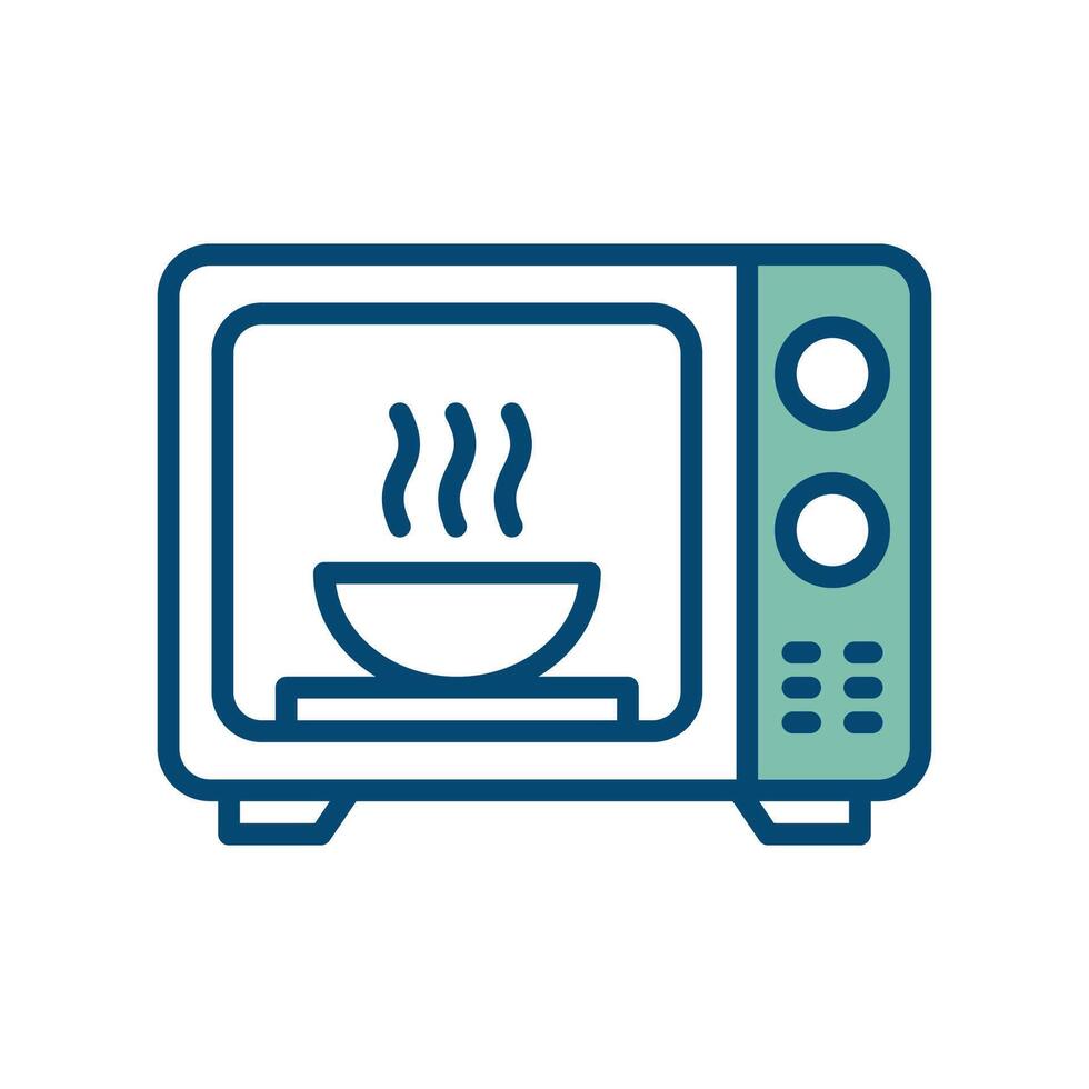 microwave icon vector design template in white background