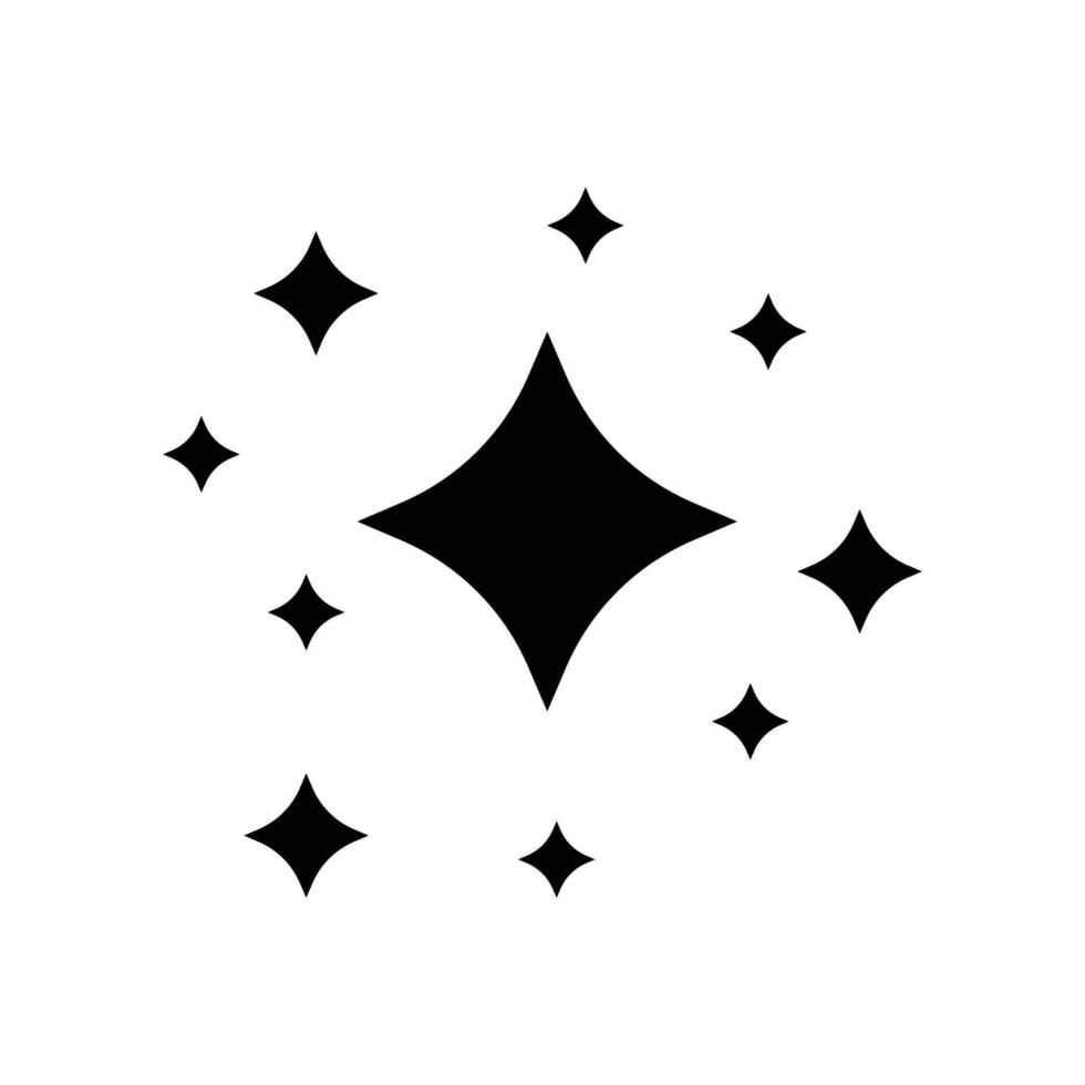 north star icon vector design template in white background