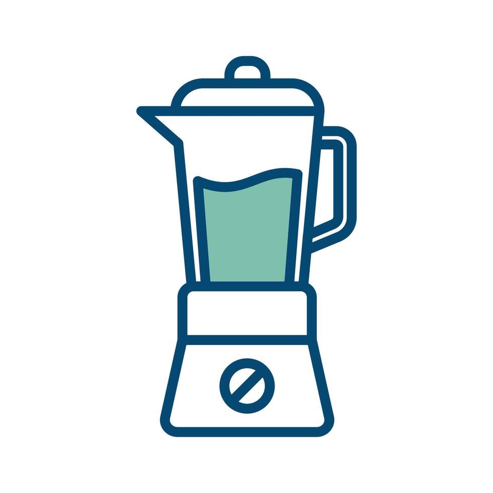 kitchen blender icon vector design template in white background