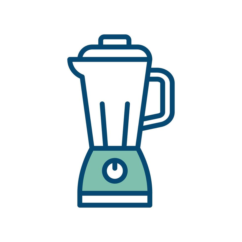 kitchen blender icon vector design template in white background