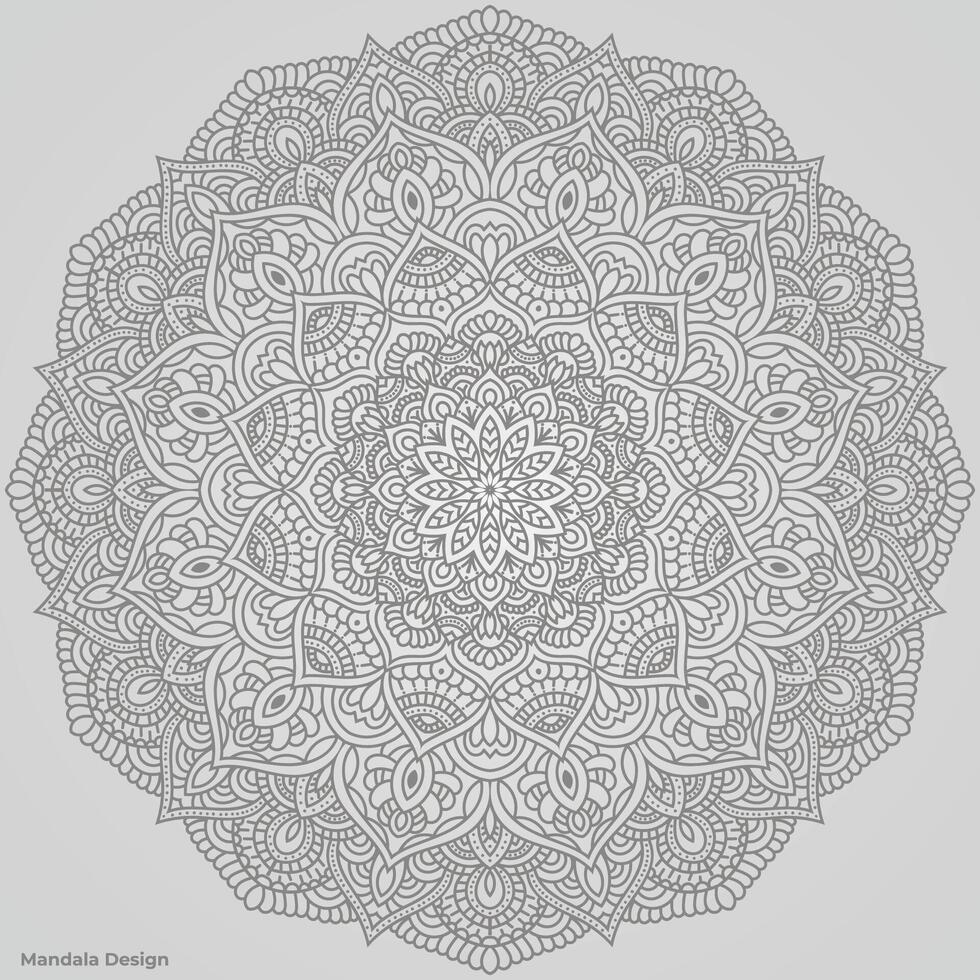 vector de diseño de fondo de mandala