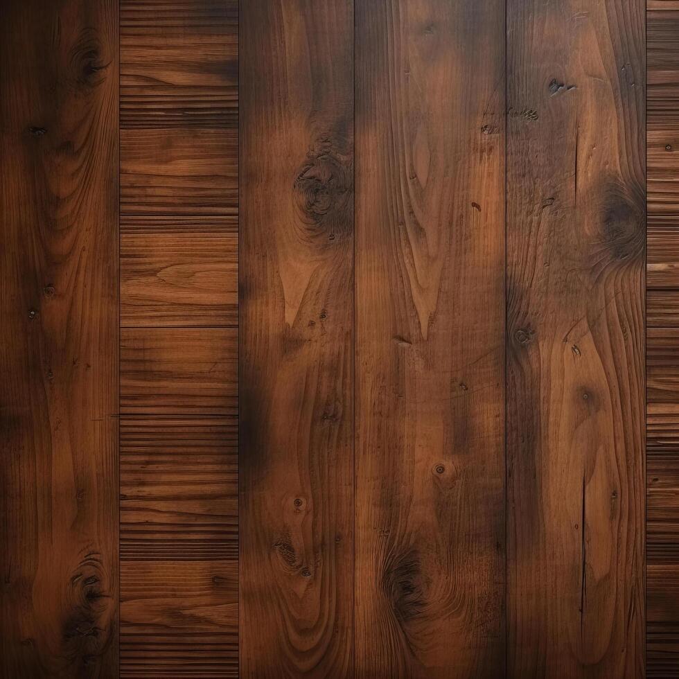 AI generated Wooden board background photo