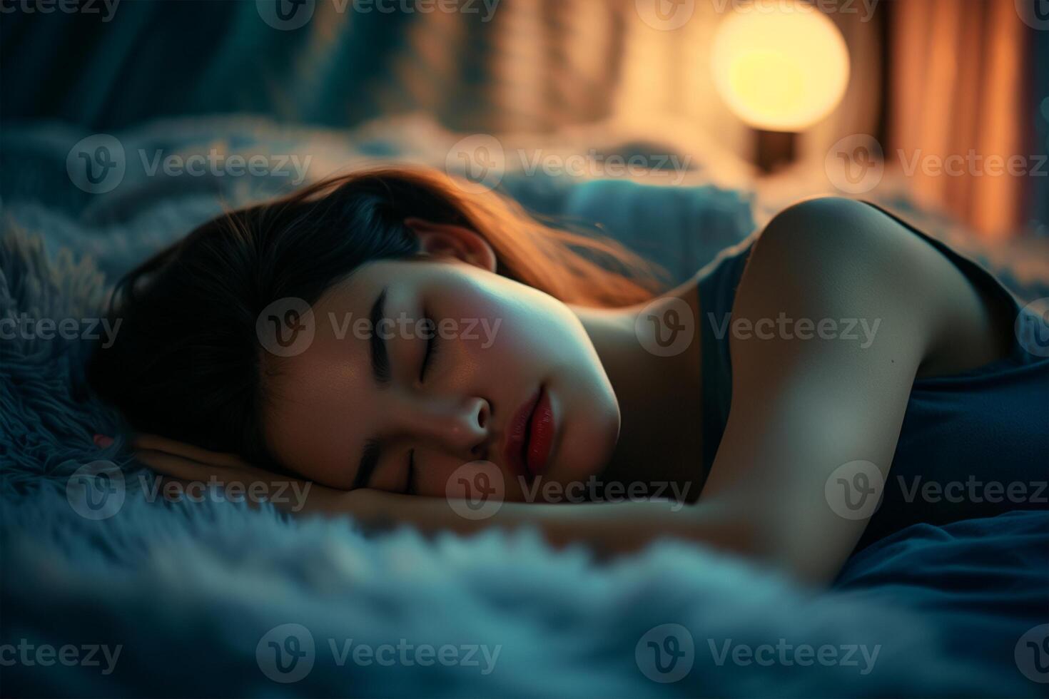 AI generated World Sleep Day background photo