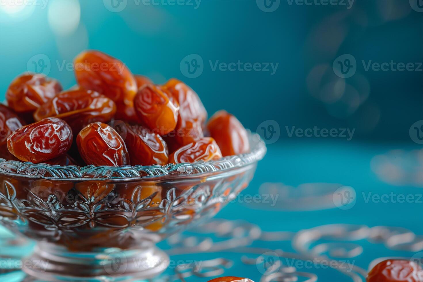 AI generated dates fasting Ramadan photo