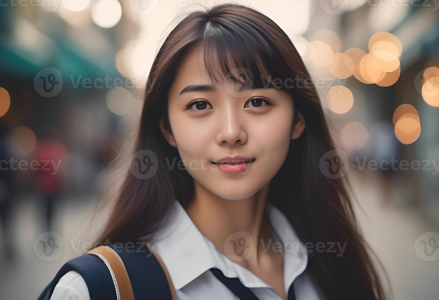 AI generated Beautiful Girl Portrait, Attractive Young Woman, Glamour Teenage Pretty Face Romantic Lady, AI Generative photo