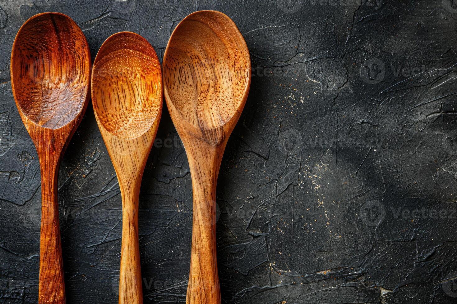 AI generated cutlery tableware set mockup background photo