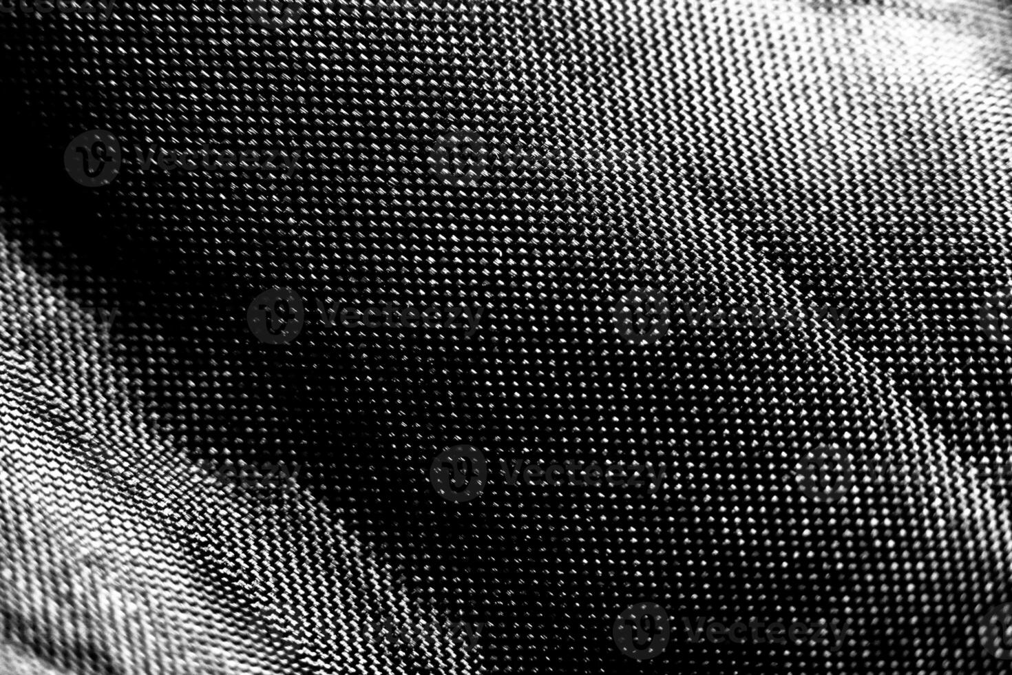 Abstract black and white fabric macro background photo