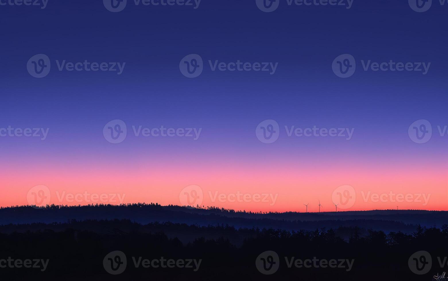 AI generated A serene and beautiful sunset photo