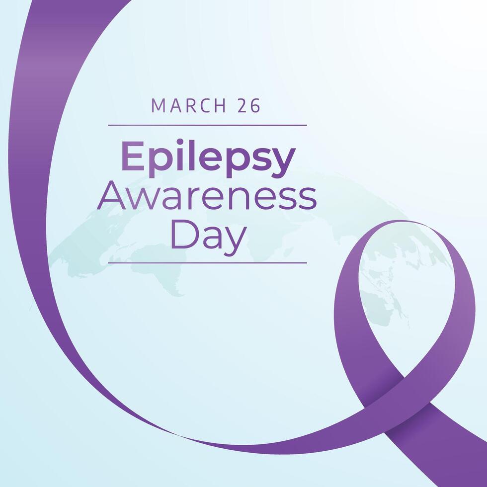 Epilepsy Awareness Day design template good for celebration usage. flat design. vector eps 10.