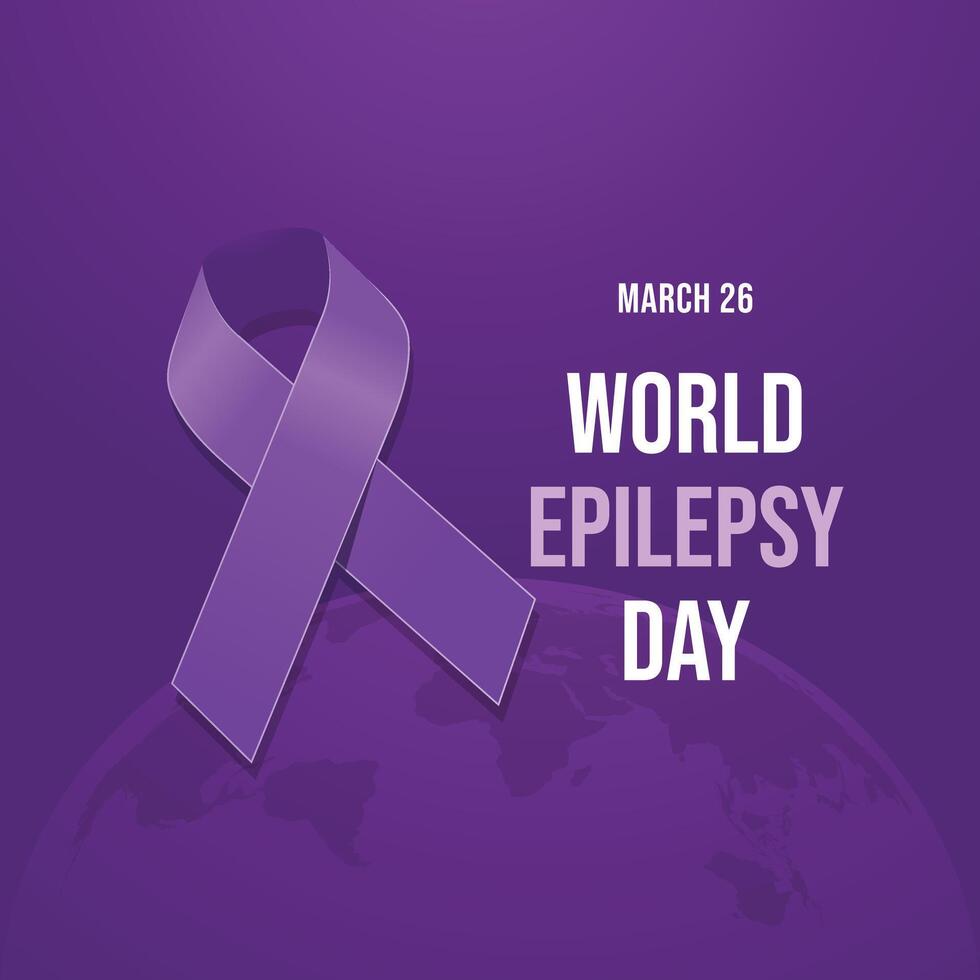 Epilepsy Awareness Day design template good for celebration usage. flat design. vector eps 10.