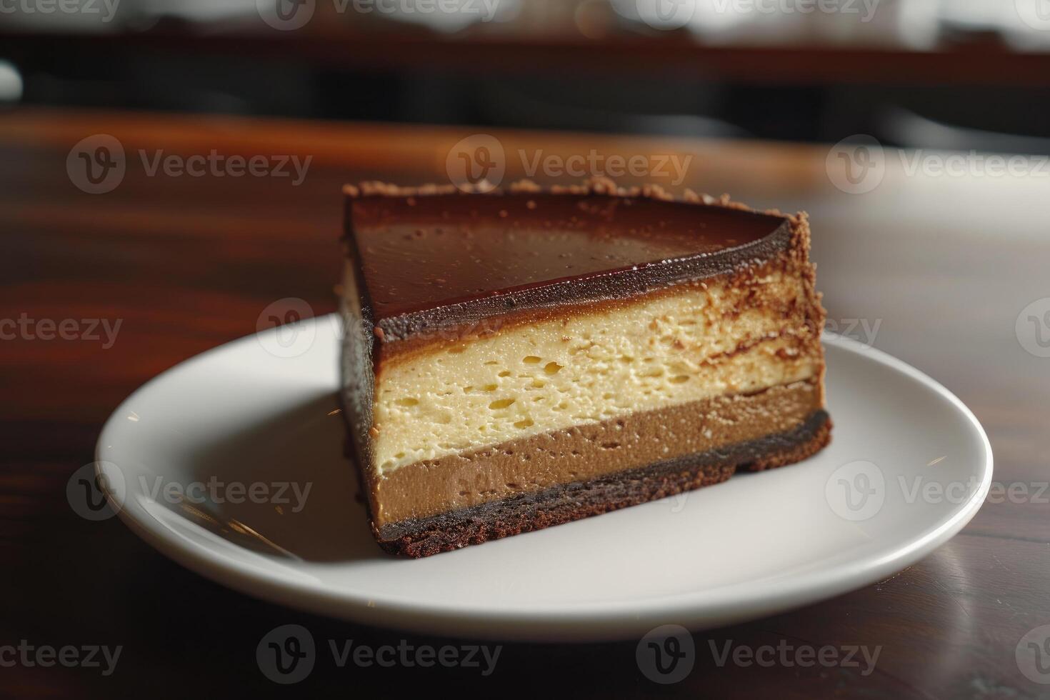 AI generated ultimate creamy cheesecake professional advertising food photography photo
