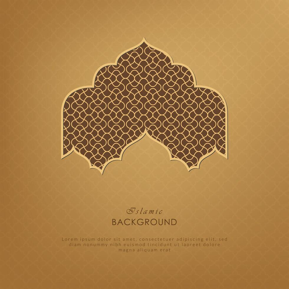 Islamic arabic vector background. Abstract background. Arabic greetings template.