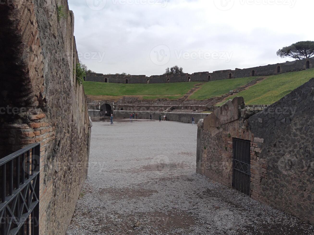 Pompeii, the ancient Roman city buried by the eruption of Mount Vesuvius, stands as a UNESCO World Heritage Site, offering a unique glimpse into daily life during the Roman Empire. photo