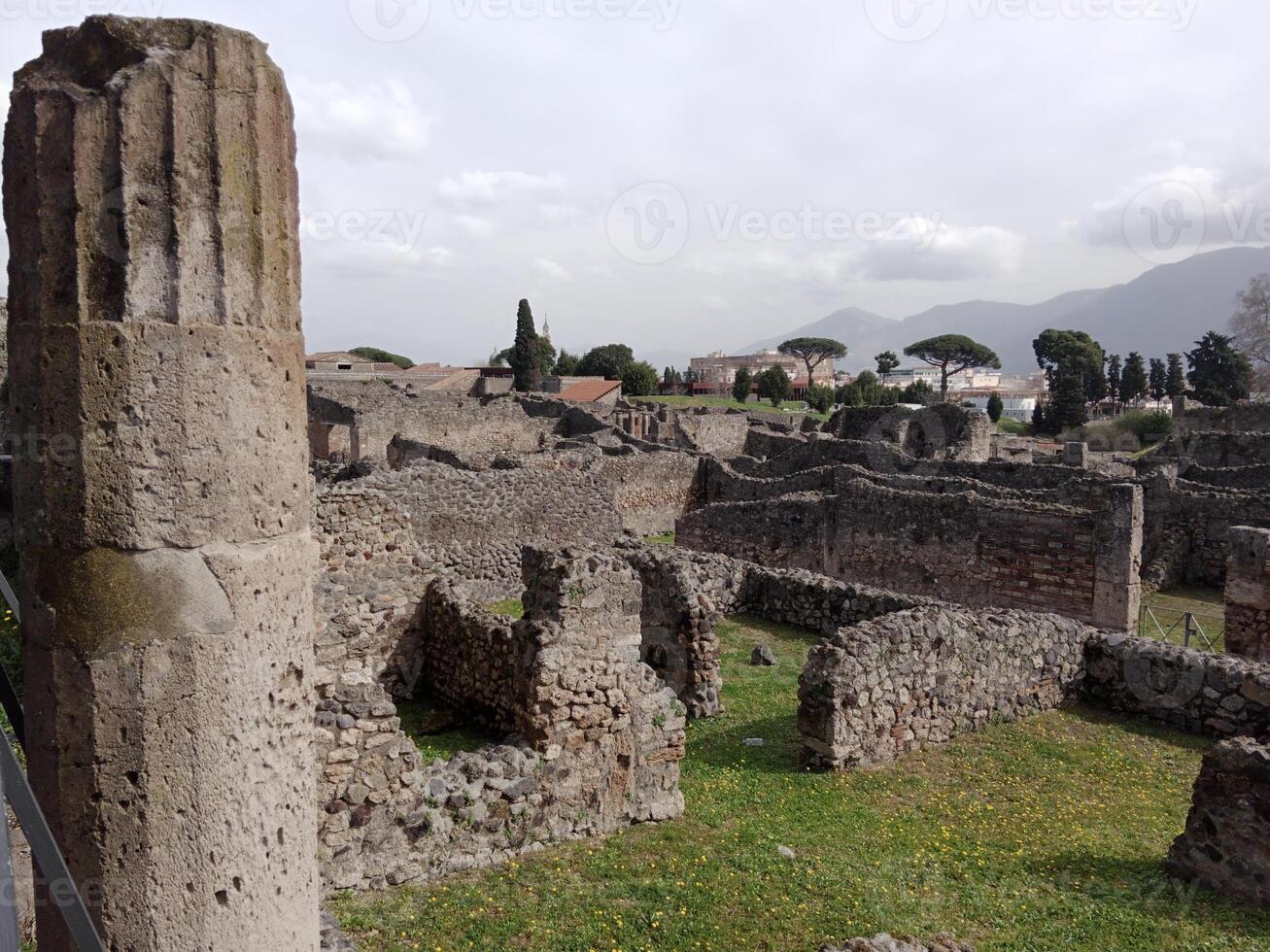 Pompeii, the ancient Roman city buried by the eruption of Mount Vesuvius, stands as a UNESCO World Heritage Site, offering a unique glimpse into daily life during the Roman Empire. photo