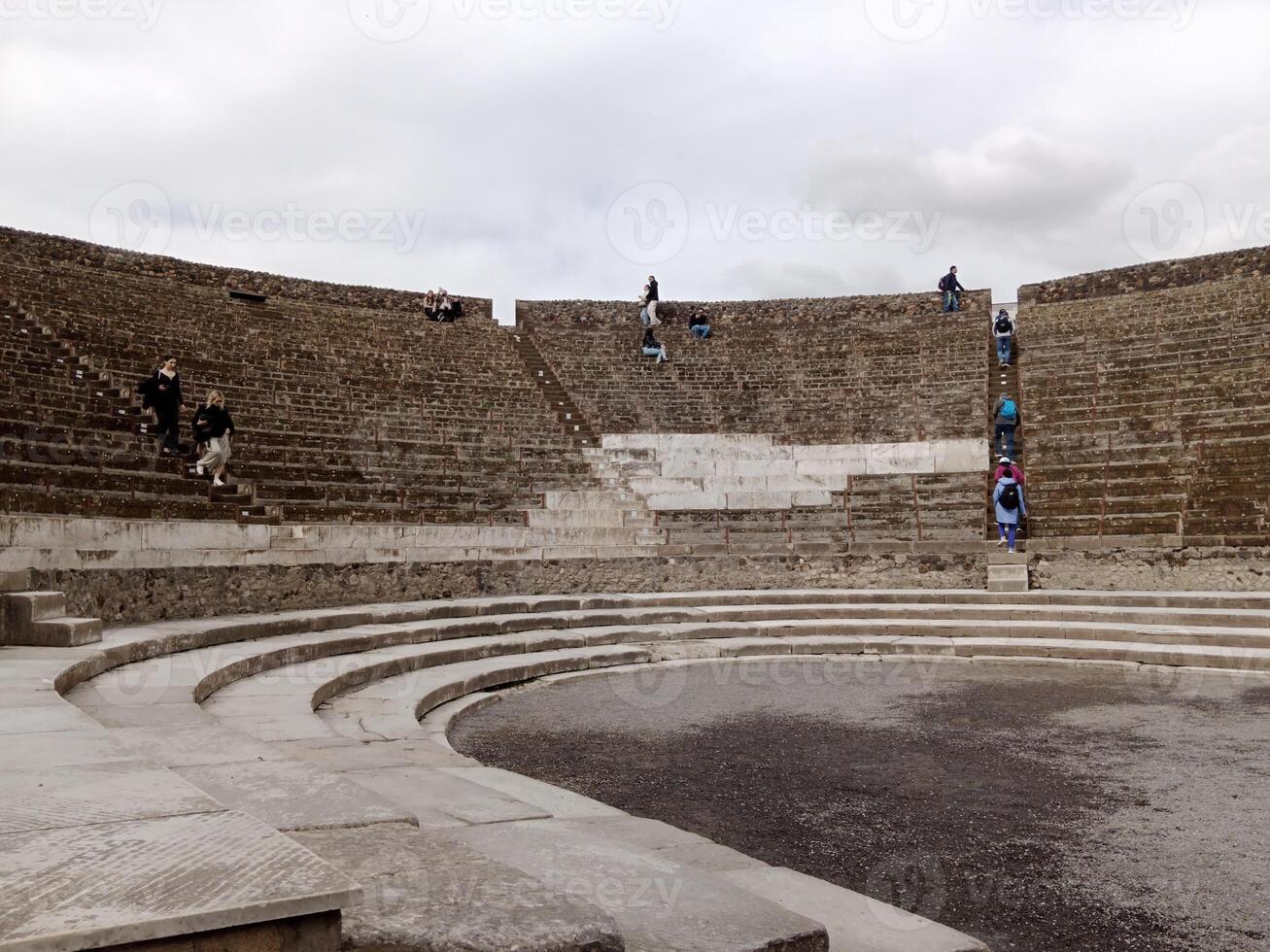 Pompeii, the ancient Roman city buried by the eruption of Mount Vesuvius, stands as a UNESCO World Heritage Site, offering a unique glimpse into daily life during the Roman Empire. photo