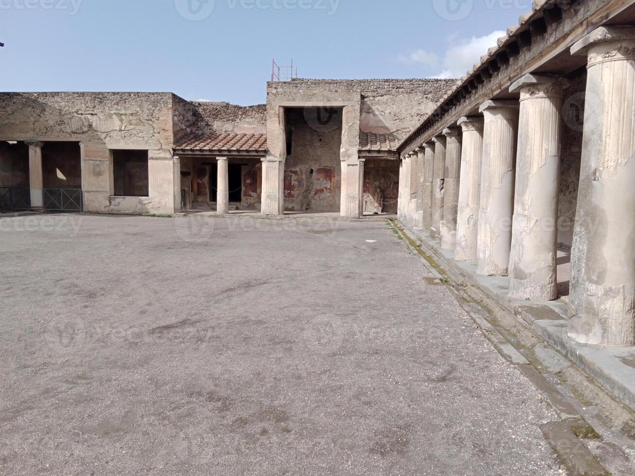 Pompeii, the ancient Roman city buried by the eruption of Mount Vesuvius, stands as a UNESCO World Heritage Site, offering a unique glimpse into daily life during the Roman Empire. photo