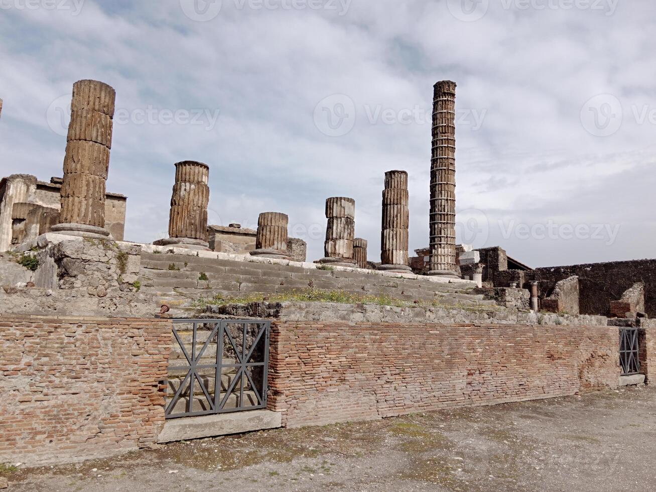 Pompeii, the ancient Roman city buried by the eruption of Mount Vesuvius, stands as a UNESCO World Heritage Site, offering a unique glimpse into daily life during the Roman Empire. photo