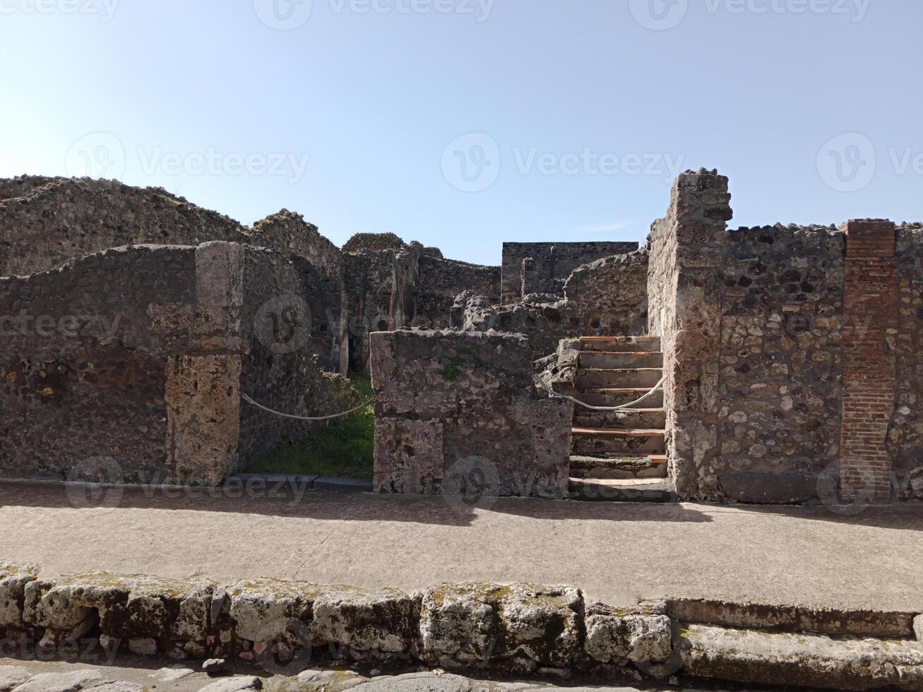 Pompeii, the ancient Roman city buried by the eruption of Mount Vesuvius, stands as a UNESCO World Heritage Site, offering a unique glimpse into daily life during the Roman Empire. photo
