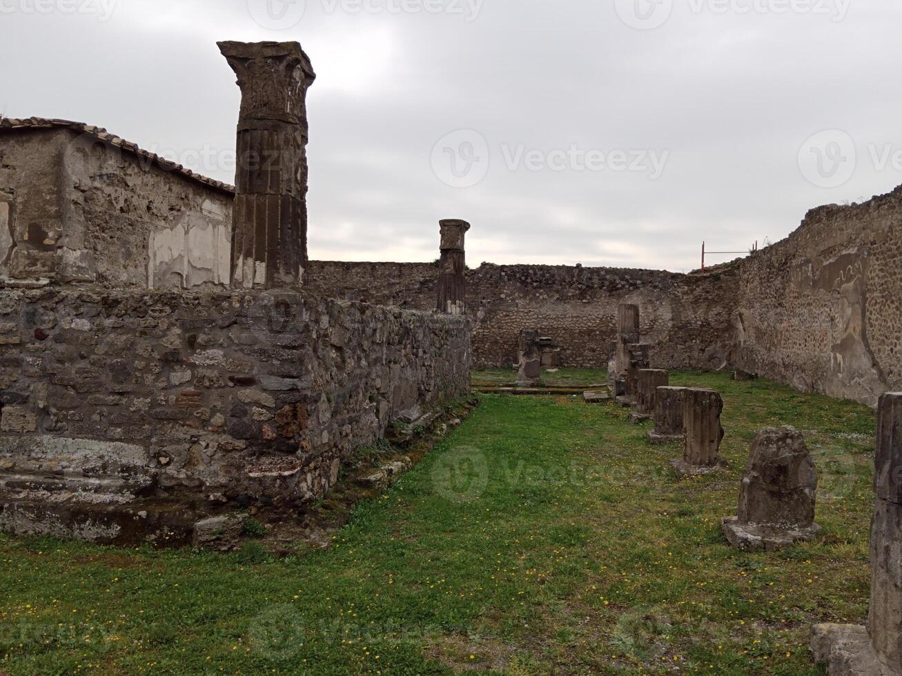 Pompeii, the ancient Roman city buried by the eruption of Mount Vesuvius, stands as a UNESCO World Heritage Site, offering a unique glimpse into daily life during the Roman Empire. photo